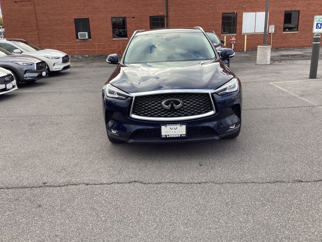 Certified 2021 INFINITI QX50 Essential with VIN 3PCAJ5CB1MF109649 for sale in Syracuse, NY