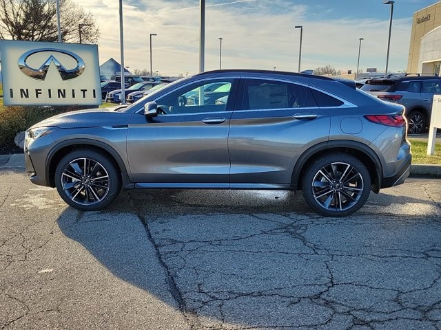 Certified 2025 INFINITI QX55 Luxe with VIN 3PCAJ5JR1SF105338 for sale in Cincinnati, OH