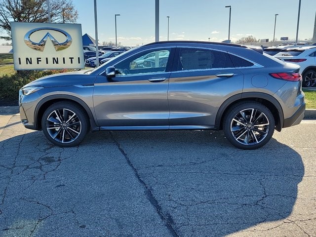 Certified 2025 INFINITI QX55 Essential with VIN 3PCAJ5KR9SF104744 for sale in Cincinnati, OH