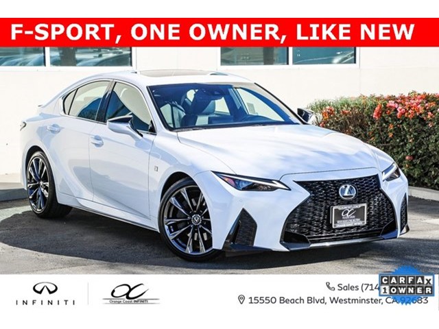 2024 Lexus IS 350 F SPORT  Premium Unleaded V-6 3.5 L/211 [0]