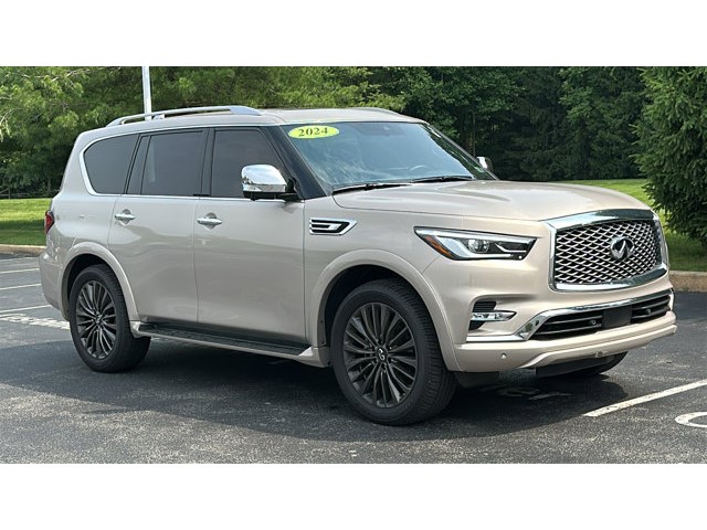 Certified 2024 INFINITI QX80 Sensory 4WD with VIN JN8AZ2BC3R9501460 for sale in West Chester, PA