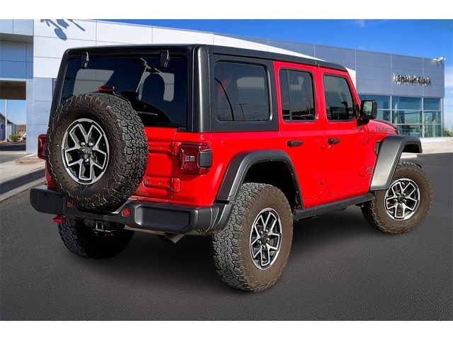 Used 2024 Jeep Wrangler 4-Door Rubicon with VIN 1C4PJXFG6RW258056 for sale in El Paso, TX