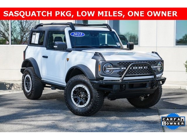 2023 Ford Bronco Badlands Badlands 2 Door Advanced 4x4 Twin Turbo Regular Unleaded V-6 2.7 L/164 [0]