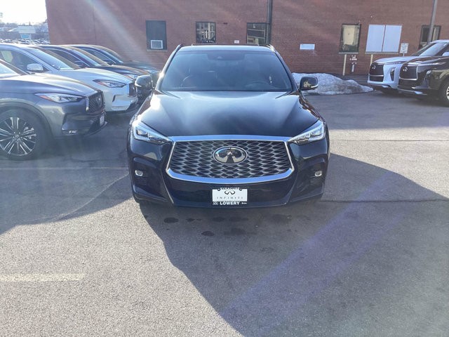 Certified 2022 INFINITI QX55 Essential with VIN 3PCAJ5K36NF111084 for sale in Syracuse, NY