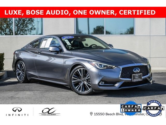 2021 INFINITI Q60 3.0t LUXE 3.0t LUXE RWD Twin Turbo Premium Unleaded V-6 3.0 L/183 [11]