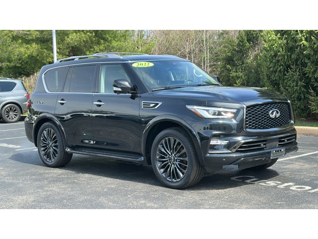 Certified 2022 INFINITI QX80 PREMIUM SELECT 4WD with VIN JN8AZ2AC4N9485197 for sale in West Chester, PA