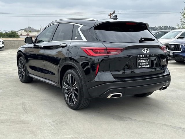 Certified 2022 INFINITI QX50 Luxe with VIN 3PCAJ5BA4NF110546 for sale in Glendale, CA