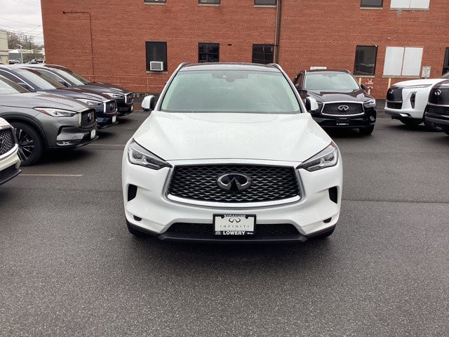Certified 2023 INFINITI QX50 Luxe with VIN 3PCAJ5BB3PF120996 for sale in Syracuse, NY