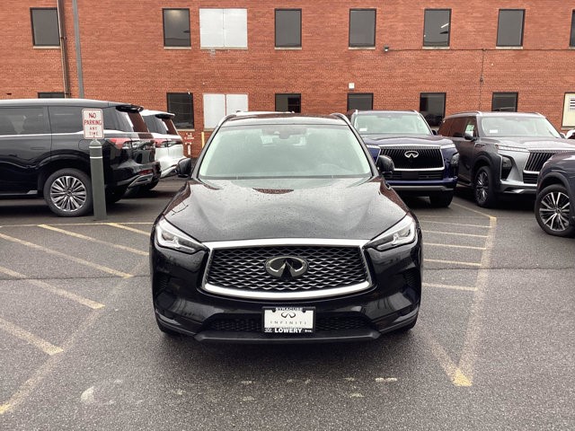 Certified 2023 INFINITI QX50 Luxe with VIN 3PCAJ5BB4PF121039 for sale in Syracuse, NY
