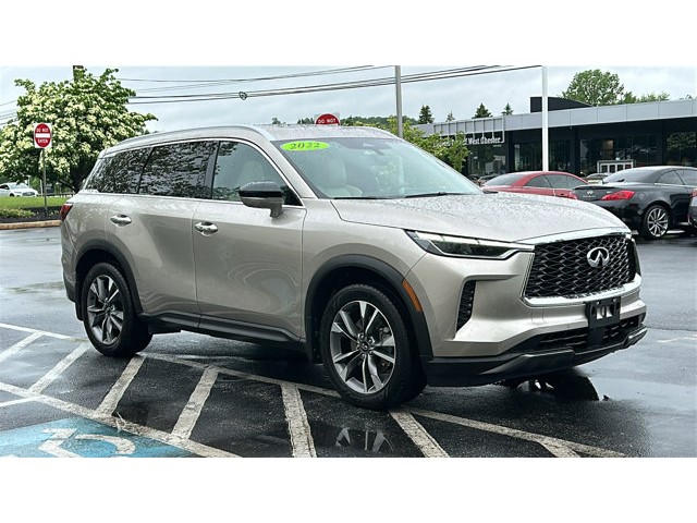 Certified 2022 INFINITI QX60 LUXE with VIN 5N1DL1FS3NC334709 for sale in West Chester, PA