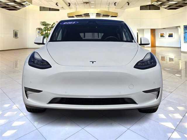 Used 2021 Tesla Model Y Long Range with VIN 5YJYGDEE2MF111697 for sale in Las Vegas, NV