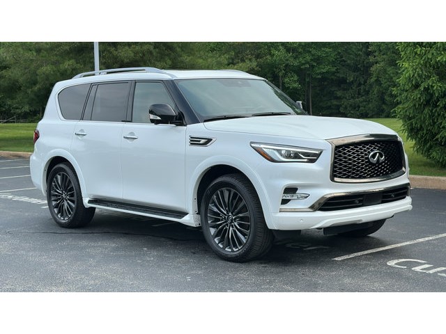 Certified 2024 INFINITI QX80 Sensory 4WD with VIN JN8AZ2BC0R9501447 for sale in West Chester, PA