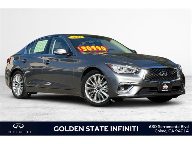 2021 INFINITI Q50 3.0t LUXE 3.0t LUXE RWD Twin Turbo Premium Unleaded V-6 3.0 L/183 [1]