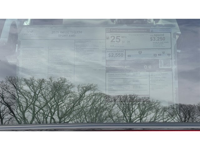 2025 INFINITI QX50 SPORT SPORT AWD Intercooled Turbo Premium Unleaded I-4 2.0 L/122 [12]