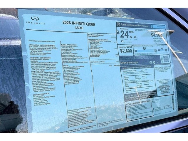 2026 INFINITI QX60 LUXE - Photo 14