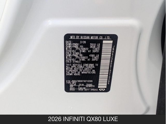 2026 INFINITI QX80 Luxe - Photo 27