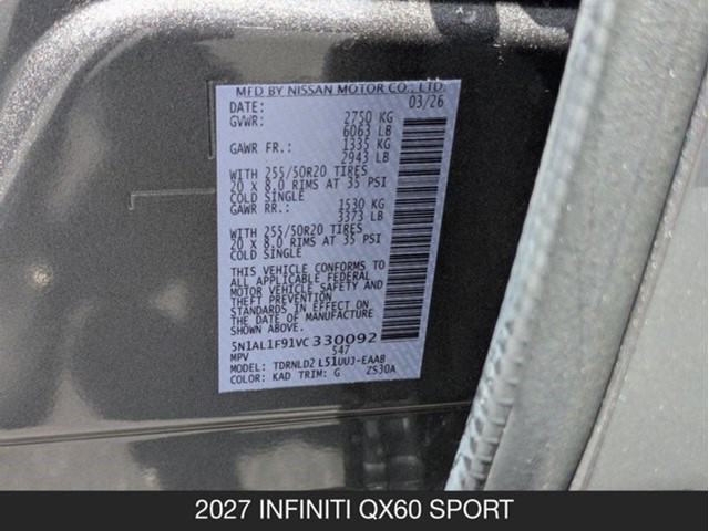 2027 INFINITI QX60 Sport - Photo 27