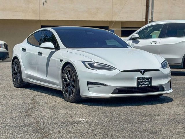 Used 2021 Tesla Model S Plaid with VIN 5YJSA1E61MF450739 for sale in Glendale, CA