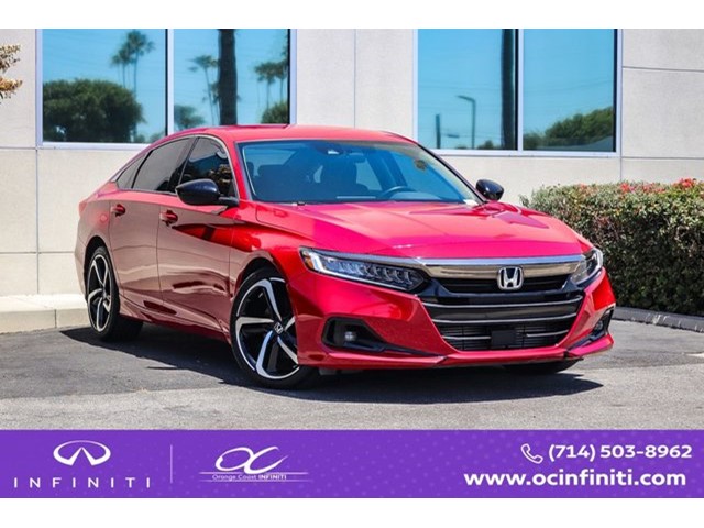 2022 Honda Accord Sedan Sport SE Sport SE 1.5T CVT Intercooled Turbo Regular Unleaded I-4 1.5 L/91 [4]